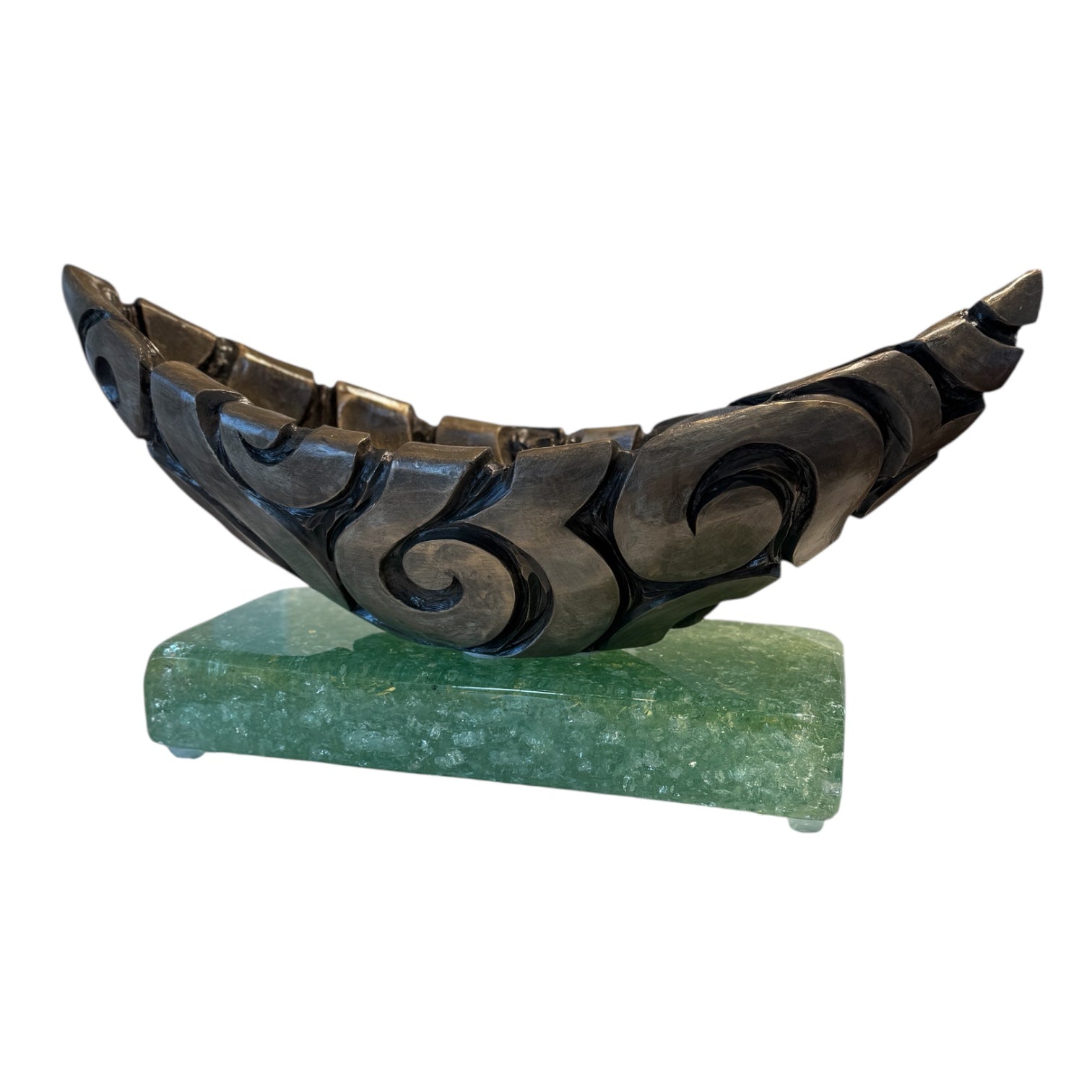 Steve Jensen •  Weathered Bronze Canoe