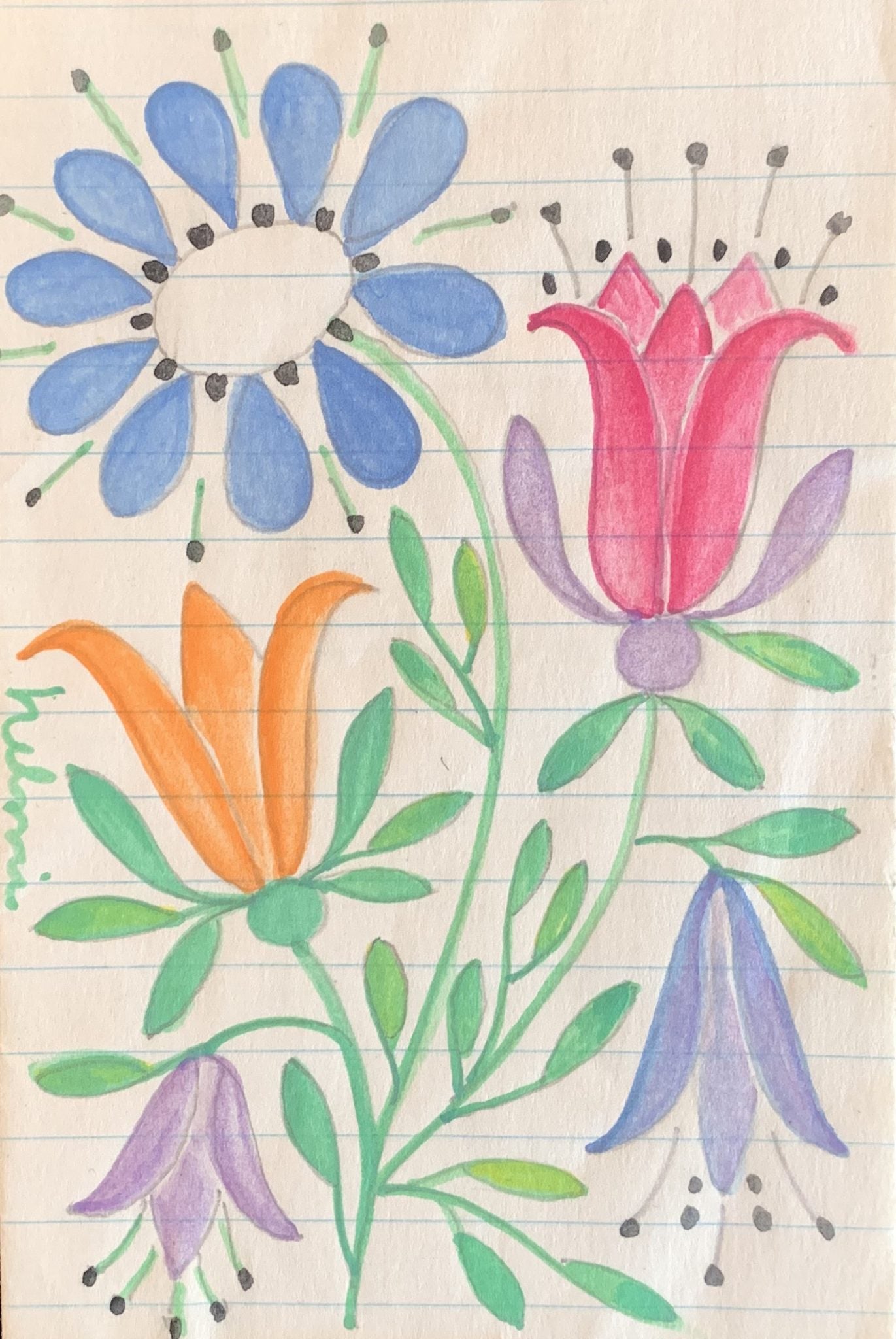 Helmi Juvonen • Blue Flower