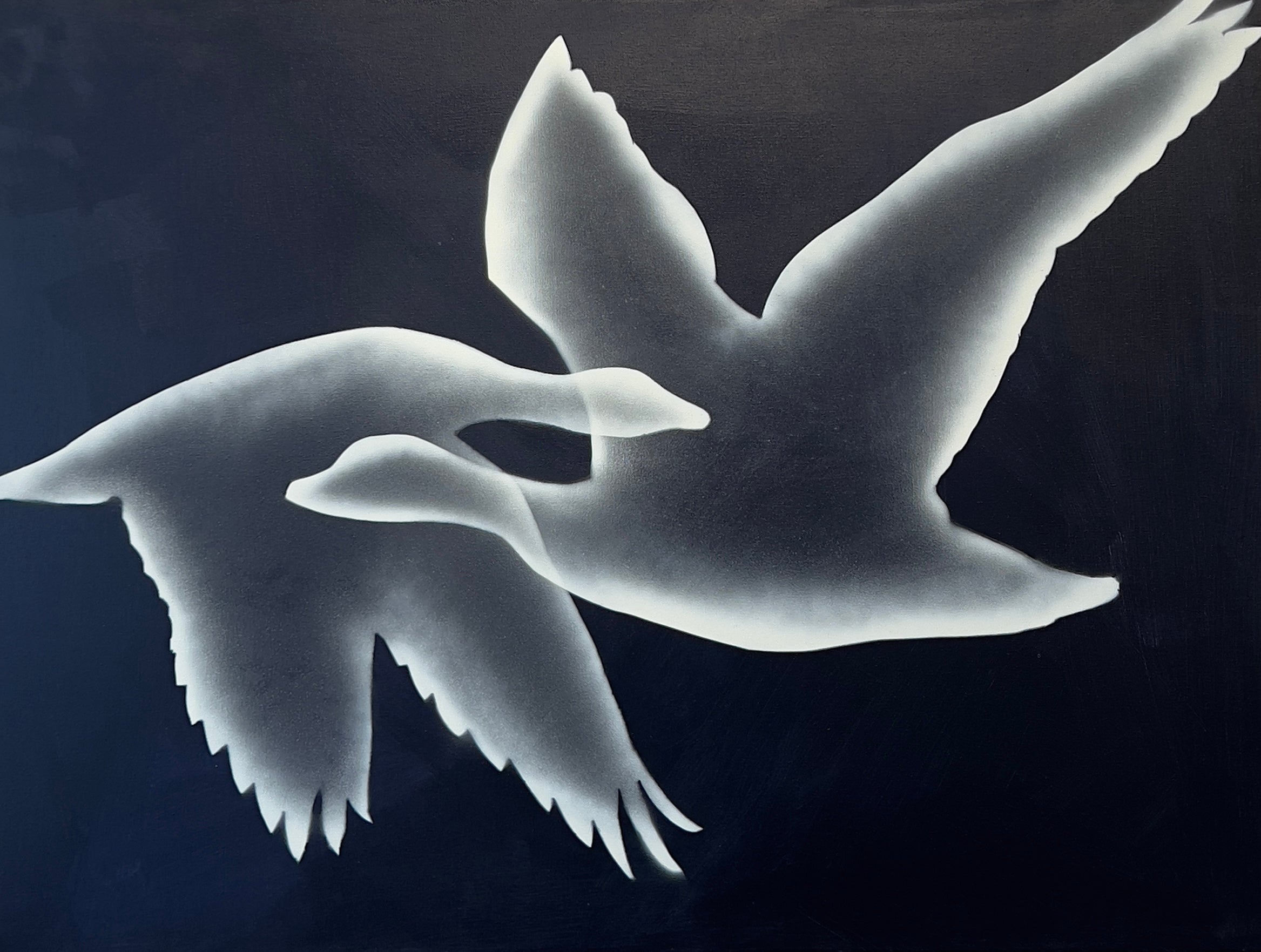 Andrew Vallee • Intersecting Night Geese